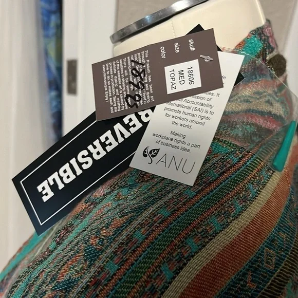 Topaz colored reversible, kimono imported - Picture 6 of 6